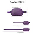 thumbnail image 4 of Halloween Purple Spider Web Pattern Cute Fanny Packs for Women,Travel Waterproof Crossbody Fanny Bags Waist Purse for Women Anti Theft Adjustable Strap for Running Travel Cycling, 4 of 4
