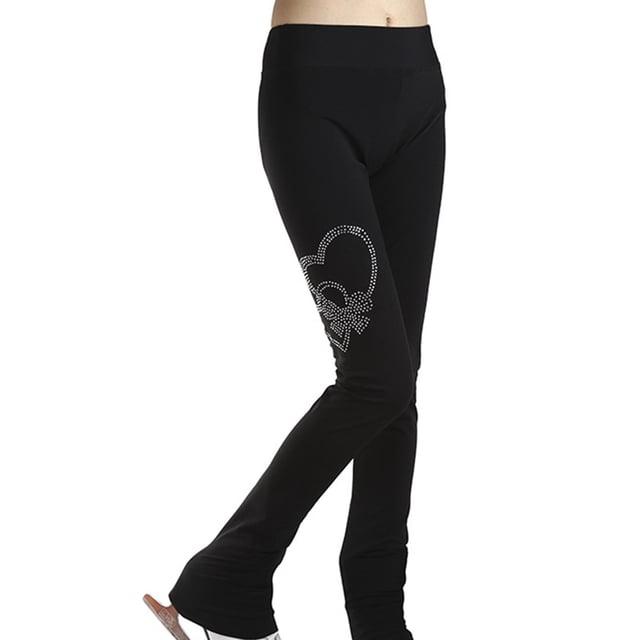 Pantalones de patinaje artístico, ropa, ropa deportiva, medias térmicas sobre las botas para adultos, , mujeres, niñas, patinaje sobre , , SG DYNWAVEMX Pantalones largos de patinaje sobre hielo