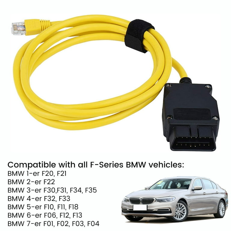 Toorise Ethernet to OBD Interface Cable for BMW ENET (Ethernet to