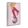 thumbnail image 3 of Stupell Industries Balancing Disco Cowgirl People Painting Gray Framed Art Print Wall Art, 16 x 24, 3 of 8