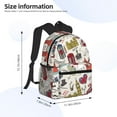 thumbnail image 2 of Yield London Landmark1 Print Backpack for Women Men, Lightweight Casual Travel Daypack, Classic Basic College Backpack, Middle School Bag, 2 of 5