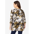 thumbnail image 2 of Jessica London Women's Plus Size Swing Tunic Oversized Long Blouse, 2 of 5
