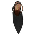 thumbnail image 4 of YDN Women Fashion Pointed Closed Toe Cone High Heels Slingback Booties Ankle Strap Adjustable Buckle Party Dress Sandals Size 10.5 Black, 4 of 5