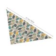 thumbnail image 3 of Naloa Vintage Leaves Dog Bandanas 1PC Washable Triangle Dog Scarfs Premium Durable Fabric, for Small Medium Large Dogs and Cats, 3 of 6