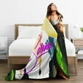 thumbnail image 4 of Selena Quintanilla Throw Flannel Blankets Soft Blanket for Sofa Bed Office Camp Couch Beach Car Decoration Air Conditioning Blanket for All Seasons 80"x60", 4 of 7
