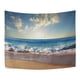thumbnail image 2 of ABPHQTO Tapiz de playa y océano, decoración para colgar en la pared, decoración del hogar, sala de estar, dormitorio, 150x200 cm, 2 of 4