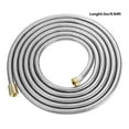 thumbnail image 2 of Jierger 10ft Shower Head Hose Handheld Extra Long Stainless Bathroom Flexible, 304 Stainless Steel Handheld Shower Head Hose Replacement, Flexible Hose Extension, 2 of 8
