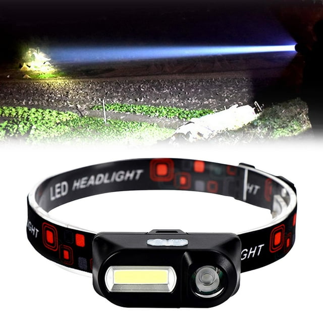 Linterna frontal shamjiam Impermeable Faro al aire libre