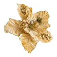thumbnail image 3 of 1 pieza de 22 cm de flor de Pascua con purpurina para colgar en el árbol de Navidad, corona de flores DIY, decoración navideña para Año Nuevo 2025, 3 of 4