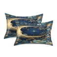 thumbnail image 3 of Ryvnso Satin Pillowcase Mandala Moon Flowers Pillow Cases Standard Size 26x20in, 3 of 6