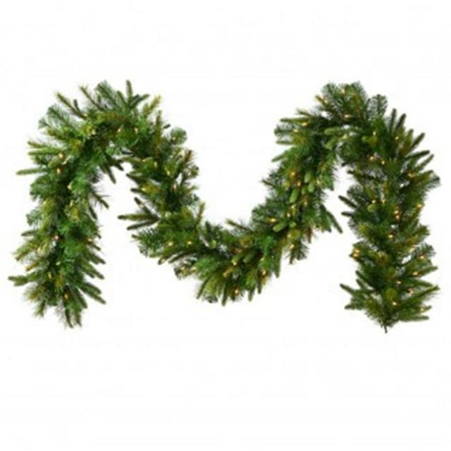 6 ft. x 14 in. Cashmere Garland 30WmWht B-O Timer