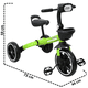 thumbnail image 4 of Triciclo 3 en 1 Plegable para Niño s Convertible a Bicicleta y Balance Bike Luz Sonido Apto a partir de 2 Años o Hasta 25 kg - Verde, 4 of 7