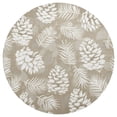 thumbnail image 3 of Ryvnso Pinecone and Leaf Round Plate Mats Dining Table Placemat Set of 4 for Holiday Decoration, 3 of 7