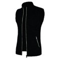 thumbnail image 2 of Casual Men's Vest with Loose Design - Winter Warm Down Cotton Vest Coat for Layering, Christmas Activities, and Daily Wear, Ideal for Comfort,Black,L, 2 of 5