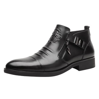 Men\'s Leather Ankle Boots, Fashion‎ Shoes, Size 11 Akiihool Mens boots Men main image 4