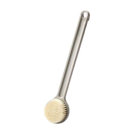 Hzrsly Long Handle Shower Brush Exfoliating Soft Bristles Ideal for Daily Body Care Gentle Cleansing and Back Scrubbing Perfect for Family Use Convenient Portable Bath Brush