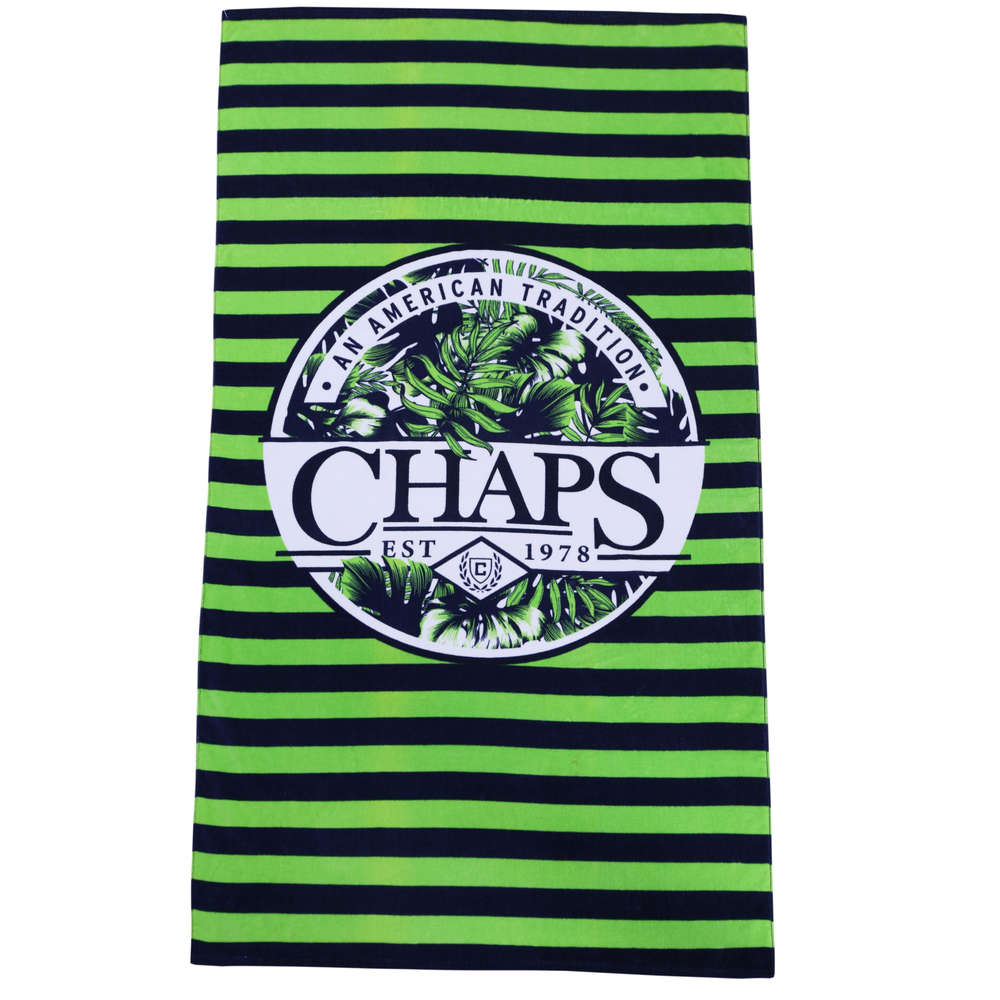 CHAPS Beach Towels Oversized Extra Large Cotton Velour Plush Premium