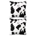 thumbnail image 1 of 2Pcs Throw Pillow Covers Cow Spots Decorative Square Cushion Covers Case, 1 of 7