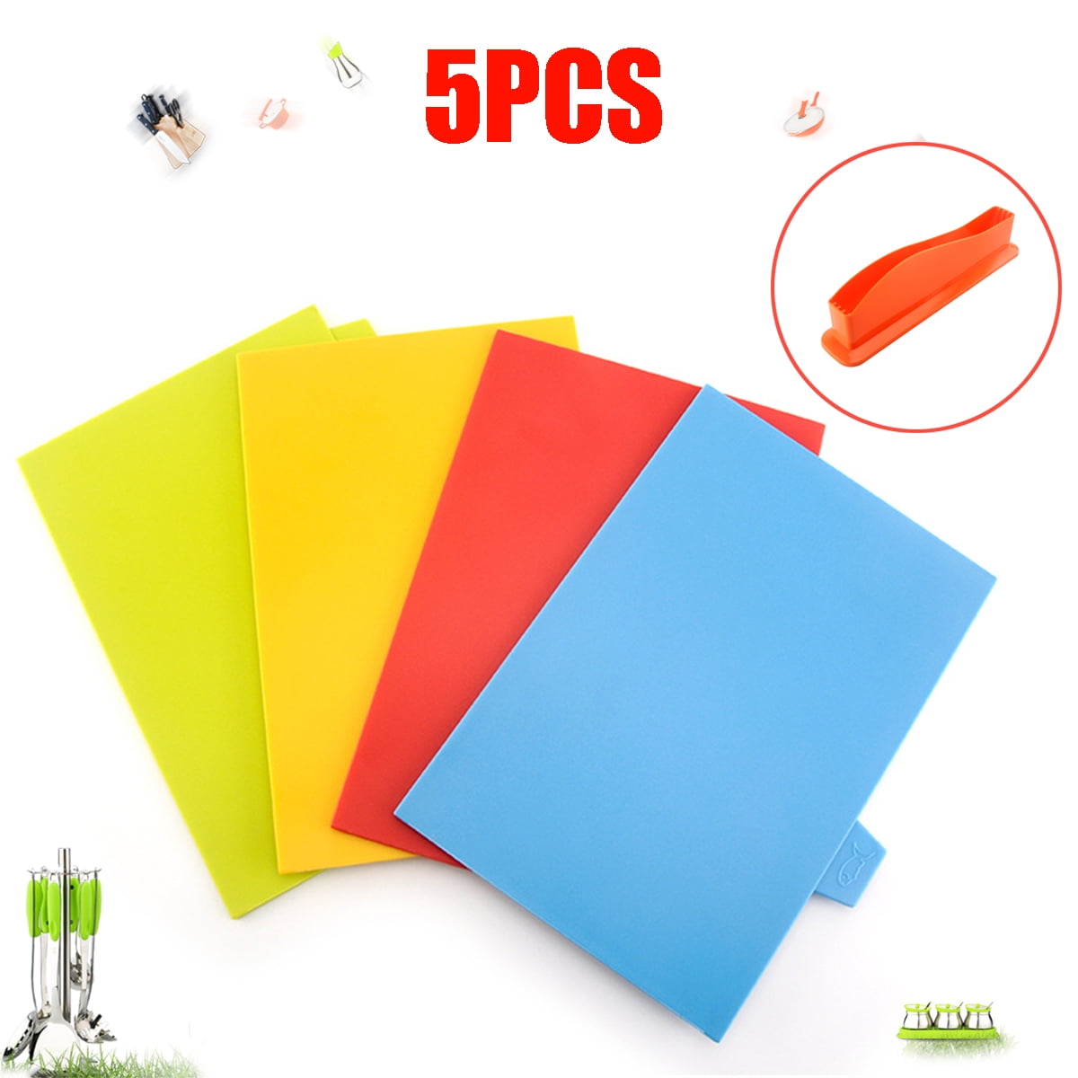 4 color Cutting Board Plastic Four color Thawing Plate Chopping Boards