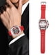 thumbnail image 1 of Relojes Para Hombre, Reloj De Cuarzo De Moda, Manecillas Luminosas, Sincronización Multifuncional, Calendario De Fase Lunar, Relojes De Pulsera Con Correa De Silicona Suave,, 1 of 7