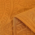 thumbnail image 5 of Chezmoi Collection Austin Full/Double Oversized Bedspread Set, 3-Piece Lightweight Microfiber Quilted Coverlet for All Seasons, Orange, 5 of 7