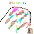thumbnail image 4 of Labymos 7PCS Cat Scratch Toy Interactive Cardboard Chew Toys Variety Pack Set Including Feather Mouse, 4 of 8