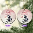 thumbnail image 2 of Every Fart is Love Note Great Dane Guilty Face Happy Valentine's Ceramic Round Ornament Danes Dog Lover Gifts Home Tree Decor - 01016, 2 of 5