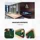 thumbnail image 5 of 13 Inch Billiard Quartz Clock with Solid Wood Frame Wall Clock for Living Room,Bedroom, 5 of 5