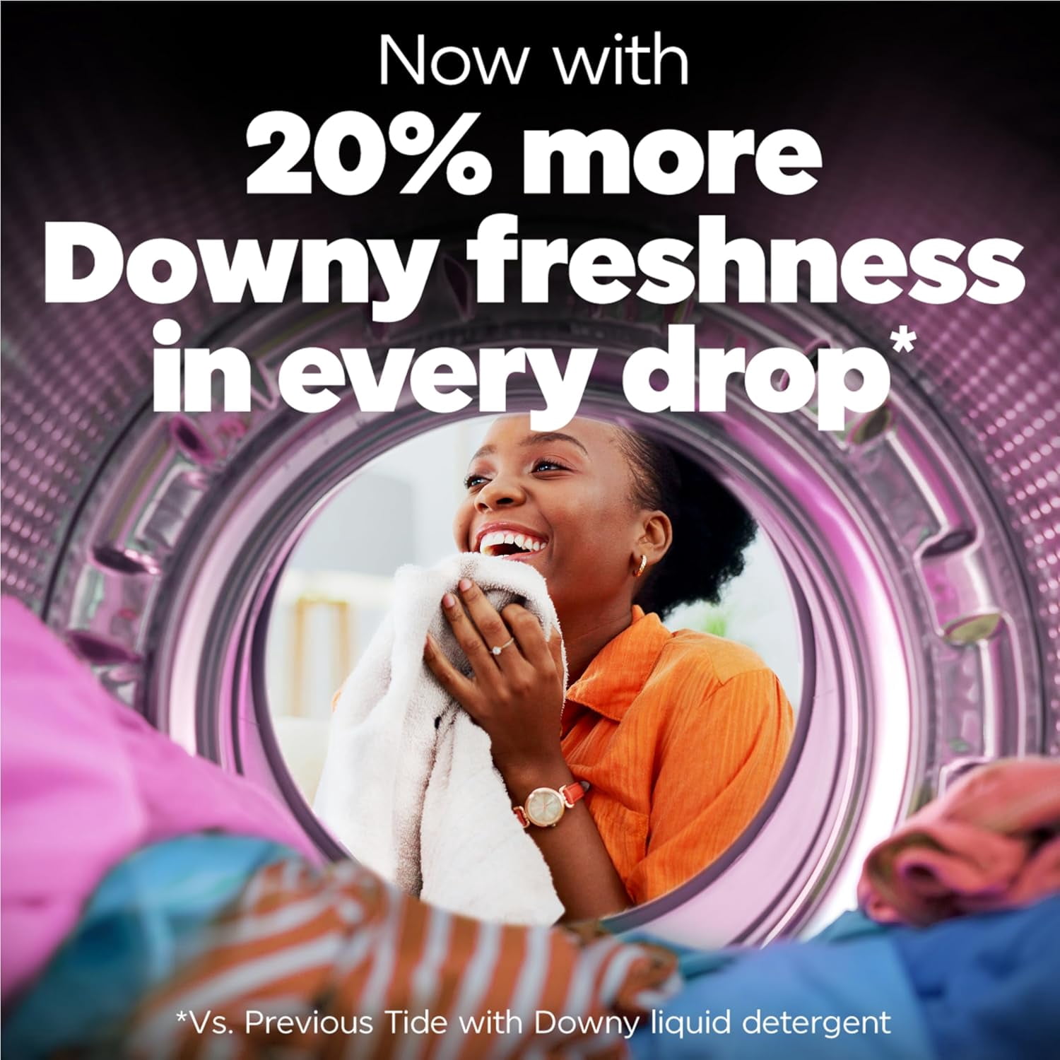 Plus Boost of Ultra Liquid Laundry Deternt, April Fresh Scent, 148 fl oz, 105 Loads, Deternt with Long-Lasting Freshness