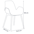 thumbnail image 4 of SILLA EVA NEGRA PVC, 4 of 5