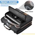 thumbnail image 6 of Jazz Elephant Printed Zipper Binder with Handle&Shoulder Strap 2 inch 3 Ring 500+300 Sheet Capacity File Folder Organizer, 6 of 8