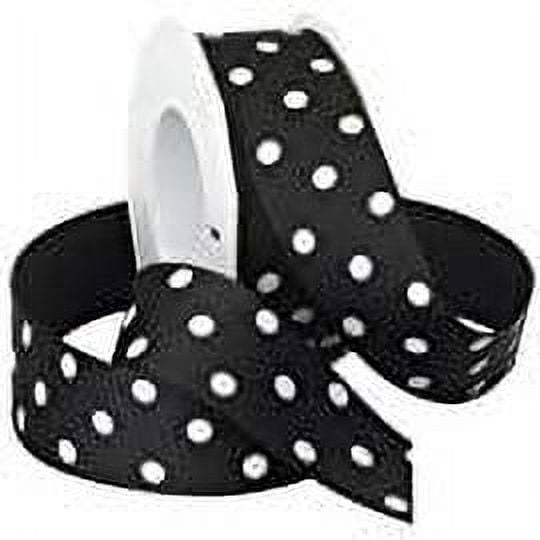 Offray 1.5" Grosgrain Polka Dot Ribbon, 9 Ft.