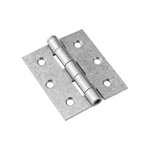 National Hardware N208-850 Broad Hinge, 3 in W Frame Leaf, 0.08 in Thick Frame Leaf, Cold Rolled Steel, Galvanized Pair