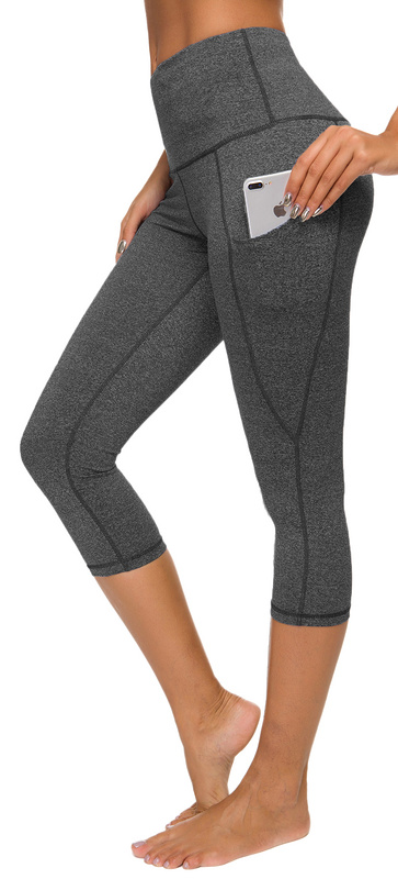 Custer's Night High Waist Out Pocket Yoga Pants Tummy Control Workout Running 4 Way Stretch Yoga Leggings 
