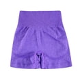 thumbnail image 7 of AXXD Yoga Shorts for Women,Yoga Shorts With Pockets for Women,Women Athletic Yoga Casual Stetch Shorts,Solid,High Waist Rise,Butt LiftingPurple,M (US:6), 7 of 7