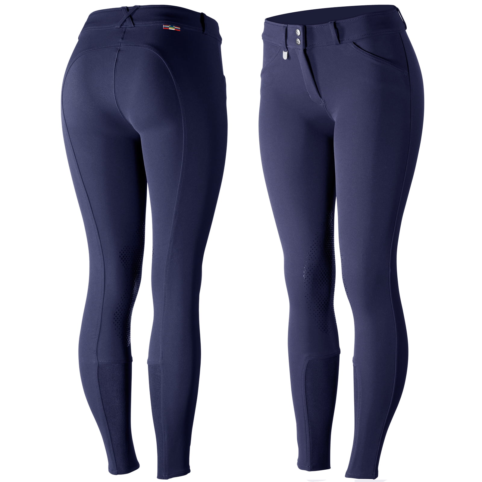 Horze Womens Grand Prix Silicone Knee Patch Breeches - Walmart.com