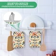 thumbnail image 4 of Yayeee Pot Holders Kitchen Heat Resistant with Pocket 7"x9.8" Cotton Oven Cooking Hot Pads, Beige Floral, 4 of 7