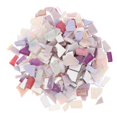 thumbnail image 1 of Decorative Glass Pieces 1 Bag for Craft DIY Home Decor Project Irregular Purple Highly Polished Finish, 1 of 4