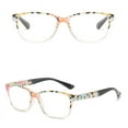 thumbnail image 2 of 4 Pack Square Oversized Reading Glasses Spring Hinges Readers, 2 of 2