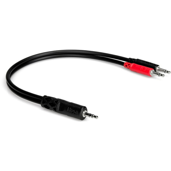 Hosa YMM-152 Stereo Mini Male to Mono Mini Male X 2 Y Cable