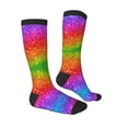 thumbnail image 3 of Balery Colorful Glitter Fun Novelty Socks Men'S Women'S Crew Socks Funny Crazy Novelty Socks Quirky And Cool Socks, 3 of 9