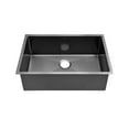 thumbnail image 2 of Rivage 30 x 18 Stainless Steel, Single Basin, Undermount Kitchen Sink,Black, 2 of 11