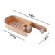 thumbnail image 3 of Soporte para esponja de grifo | Organizador de jabón para fregadero de cocina y ducha | Bandeja de jabón ajustable con ventilación | Resistente al óxido para encimeras de baño y cocina, 3 of 7