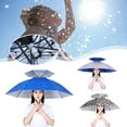 thumbnail image 3 of Chapeau Parapluie de Soleil Pêche Mains Libres Jardinage Camping Randonnée Accessoires R2Z2, 3 of 8