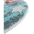thumbnail image 4 of Unique Loom Whimsy Kids Collection Area Rug - Americana (3' 3" Round Red and Blue/Ivory), 4 of 9