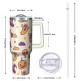 thumbnail image 2 of 40 Oz Halloween Tumbler with Handle and Straw, Ghost Haunted Witch Cat Tumbler Travel Cup, Halloween Party Gifts for Women Adults Teenagers, 2 of 5