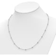 thumbnail image 5 of True Origin 14K White Gold 1 1/3 carat Lab Grown Diamond VS/SI D E F 20 Station Necklace - 20" Chain, 5 of 9