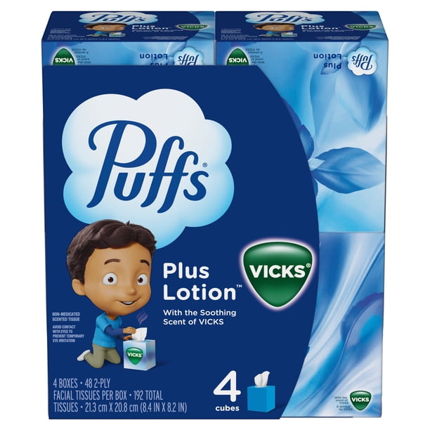 Vicks Puffs Plus, 48 - security for pharmacies - Walmart Business