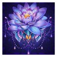 thumbnail image 2 of Cuadros Decorativos 3 hebras DIY bordado completo conjunto púrpura Lotus impreso punto de cruz decoración del hogar Ndcxsfigh Nuevos Originales, 2 of 8