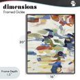 thumbnail image 4 of Stupell Industries Modern Primary Hued Abstraction Black Framed Giclee Art, 16 x 20, by Lisa Ridgers, 4 of 8